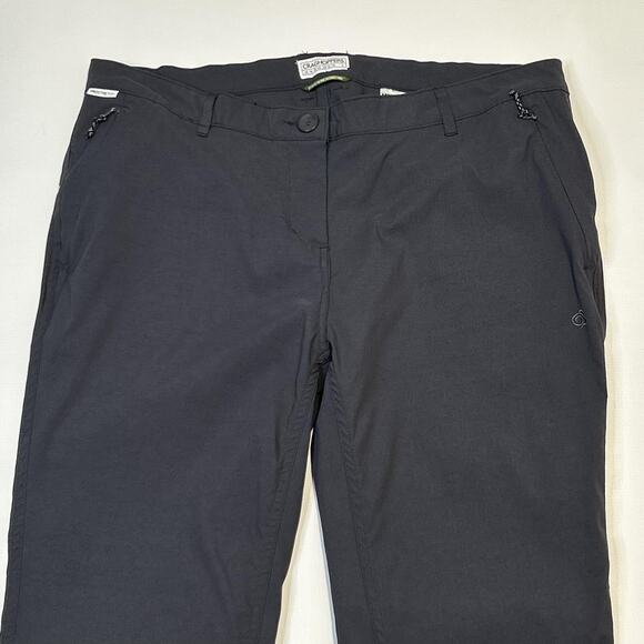 Craghoppers Pants Womens XL 16 Dk Gray ProStretch Mindfully Made Outdoor Hiking - Picture 2 of 14